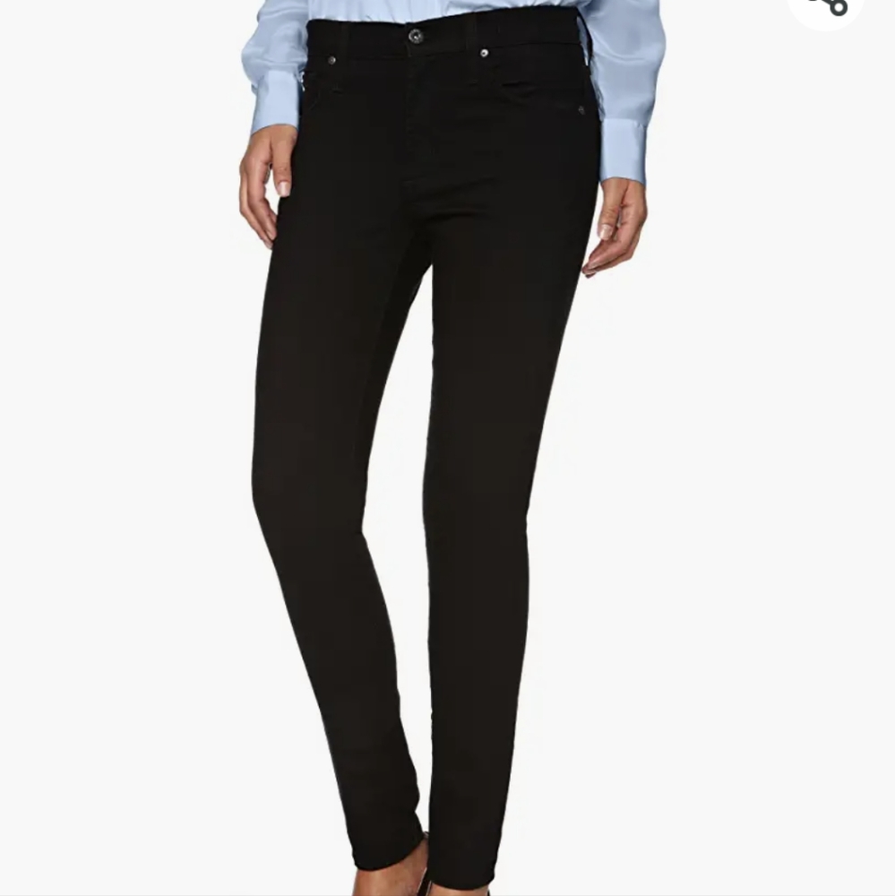 James Jeans High Class Edition Skinny Jeans in Black Shadow - Sz 28